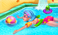 play Galaxy Girl: Swimming Pool