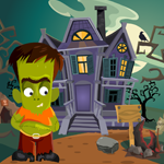 play Cute Green Zombie Rescue Escape