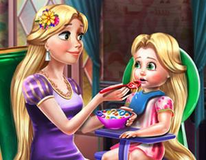 play Princess Rapunzel Toddler Feed