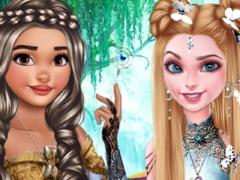 Elsa Moana Fantasy Hairstyles