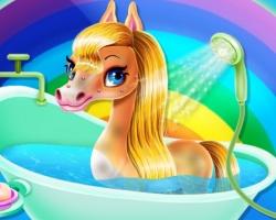 play Rainbow Pony Beauty Salon