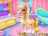 play Rainbow Pony Beauty Salon