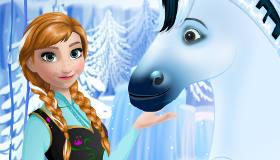 play Anna Frozen Horse Riding