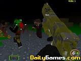 play Blocky Combat Swat Killing Zombie