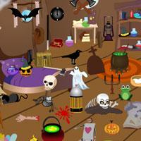 play Scary-Halloween-Room-Objects