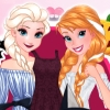 play Anna And Elsa Halloween Night