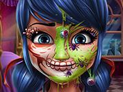 play Dotted Girl Halloween Makeup