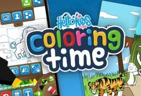 play Hellokids Coloring Time - Free Game At Playpink.Com