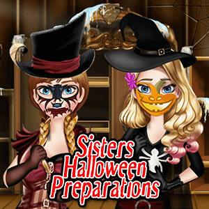 play Sisters Halloween Preparations