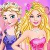 play Barbie And Elsa Wedding Crashers