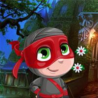 play Games4King Cute Little Ninja Rescue