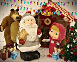 play Masha And The Bear Christmas Eve