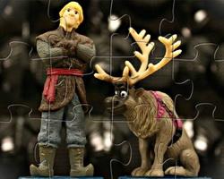play Kristoff And Sven Puzzle