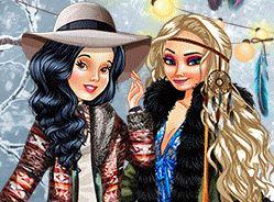 play Boho Winter With Princesses