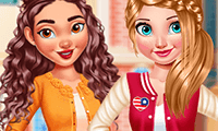 play Princesses College Time