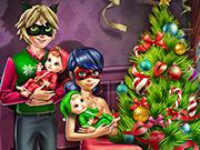 play Dotted Girl Family Christmas