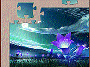 play Jigsaw Purple Flowers
