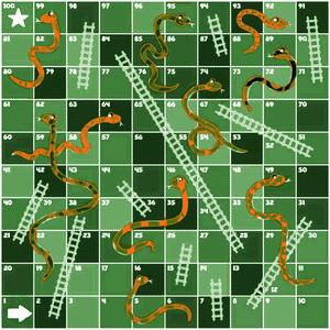 play Snakes And Ladders (Text-Based Edition)