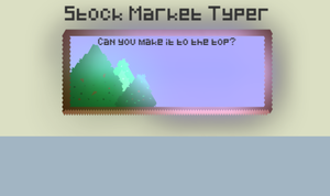play Stock Market Typer