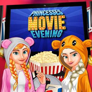 play Princesses Movie Evening