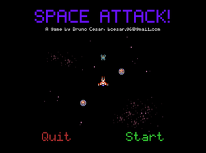 play Space Attack Demo Game