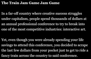 play The Train Jam Game Jam Game