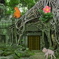 play Abandoned Monkey Temple Escape