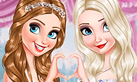 play Princesses Glittery Bridesmaids