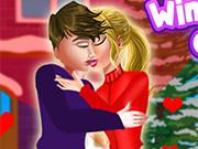 play Winter Time Couple Kiss