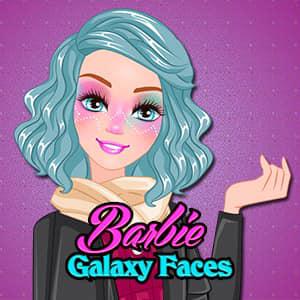 play Barbie Galaxy Faces