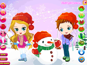 play Make A Snowman Together
