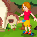play Electric Scooter Riding Girl Rescue