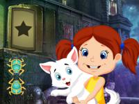 play Cute Little Girl And Pet Escape