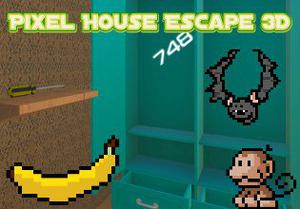 play Pixel House Escape 3D