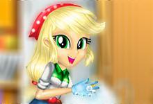 play Applejack Great Cleaning