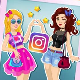 play Natalie And Olivia'S Social Media Adventure - Free Game At Playpink.Com