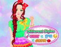 play Different Styles: Girly Vs Emo Vs Glam
