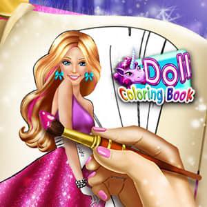 play Doll Coloring Book