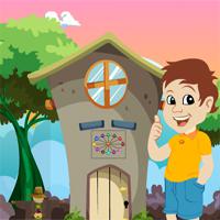 play Cute-Boy-Escape-From-Green-Garden-House