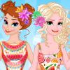 play Anna And Elsa Tropical Vacation