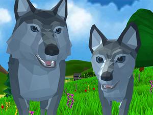 play Wolf Simulator Wild Animals 3D