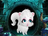 play Cute White Cat Rescue 2018