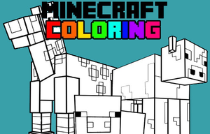 play Minecraft Coloring Book