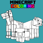 Minecraft Coloring Book game