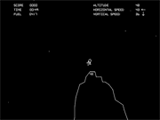 play Atari Lunar Lander