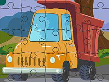 play Cartoon Truck Jigsaw
