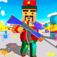 play Blocky Gun Paintball