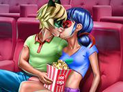 play Dotted Girl Cinema Flirting
