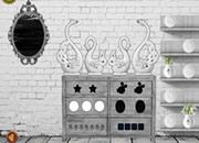 play Black And White House Escape