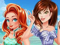play Disney Princesses Beach Getaway
